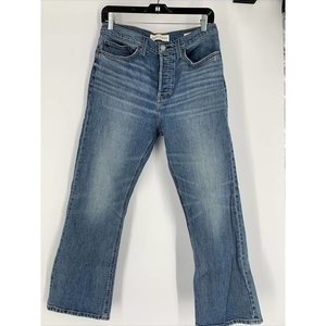 Aritzia Denim Forum Women's The Bailey High‎ Rise Flare Crop Jeans Women’s Sz 29